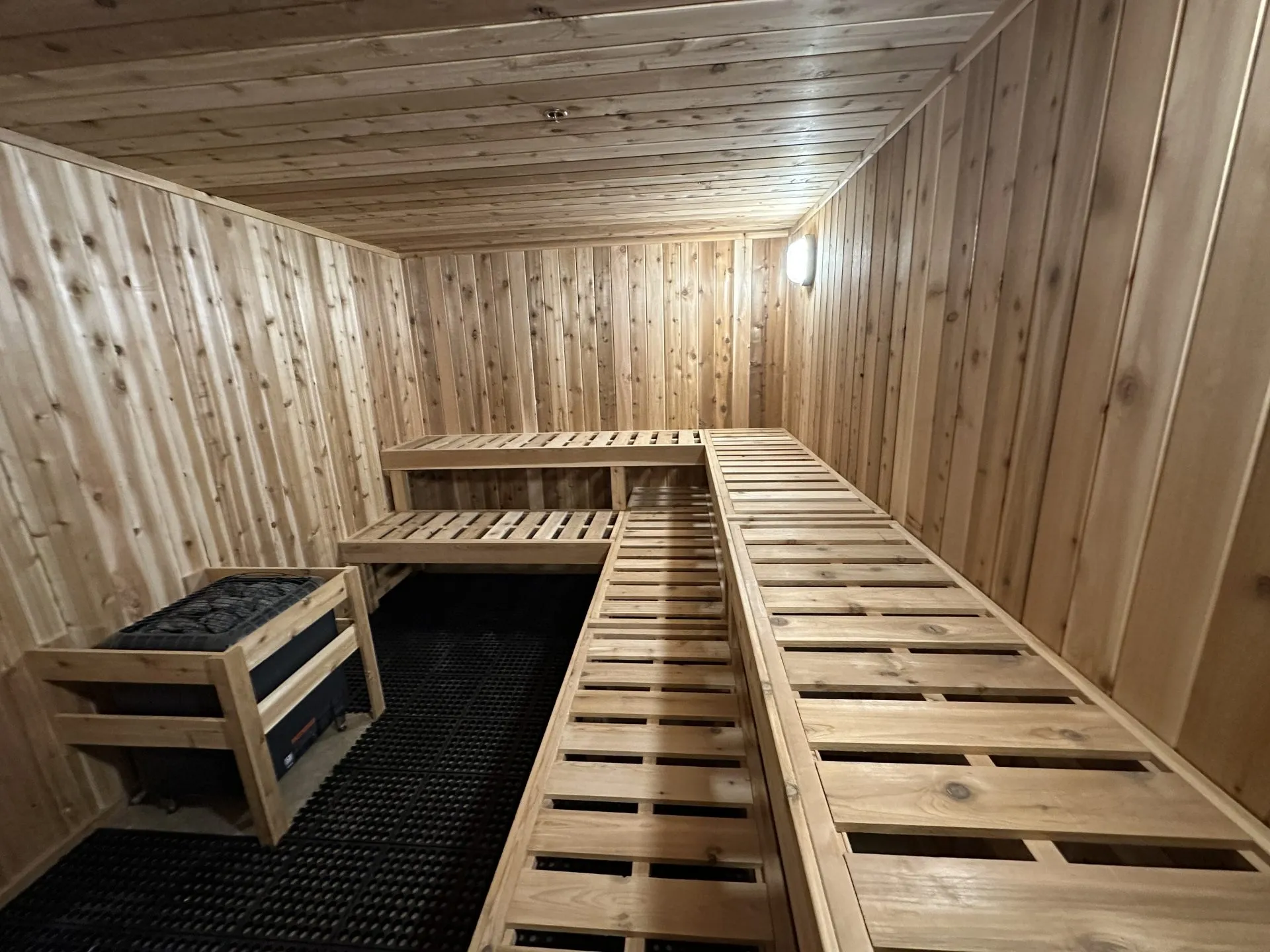 Infrared sauna with modern design